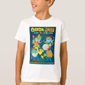 Cicada Jazz Jam Sessie T-shirt (Voorkant)