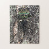 Cicada Jigzaag Puzzle Legpuzzel (Verticaal)