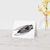 Cicada Kaart (Gele Bloem)