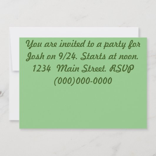 Cicada Kaart (Achterkant)