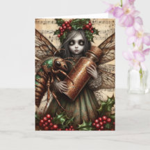 Cicada kerst fee collage