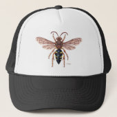Cicada Killer Trucker hat Pet (Voorkant)