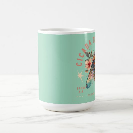 Cicada Lover Cicada Fest 2024 Broods XIX & XIII Koffiemok (Center)