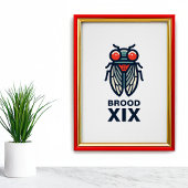Cicada Magicada broed XIX of elk broed Perfect Poster