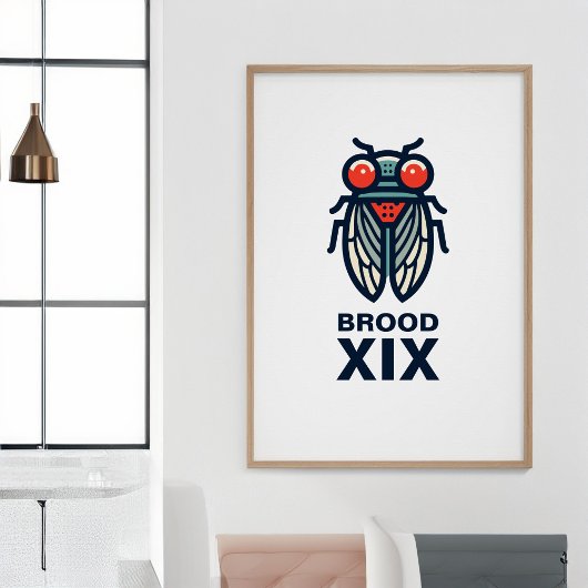 Cicada Magicada broed XIX of elk broed Perfect Poster