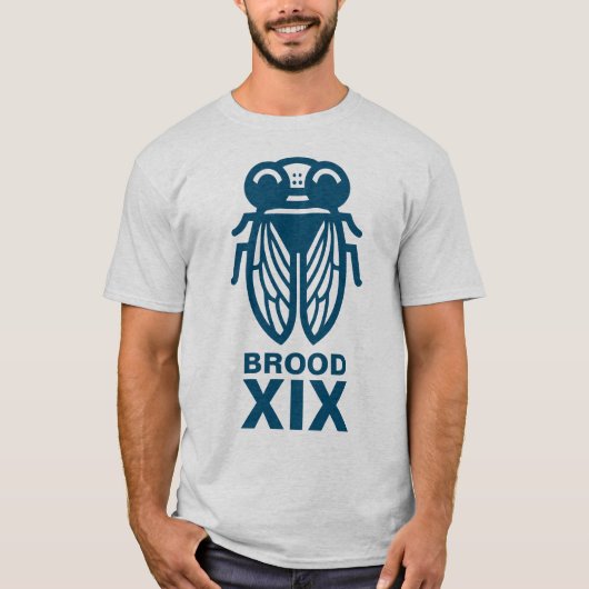 Cicada Magicada Custom Kleur en Brood T-shirt (Voorkant)