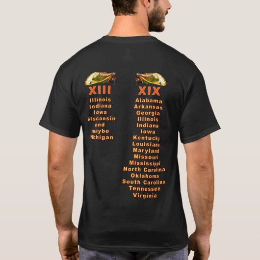 Cicada Mania "2024 Cicada dubbel broed" T-shirt (Achterkant)