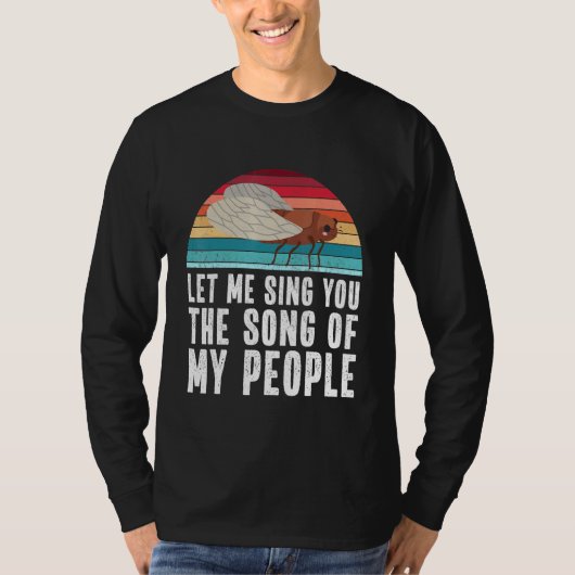 Cicada Meme Brood X Quote T-shirt (Voorkant)