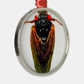 Cicada Metalen Ornament (Rechts)