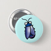 Cicada Ronde Button 5,7 Cm (Voorkant /achterkant)
