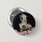 Cicada Ronde Button 5,7 Cm (Voorkant /achterkant)