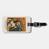 Cicada schreeuwende dame 2024 bagagelabel (Voorkant horizontaal)