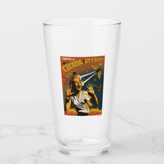 Cicada schreeuwende dame 2024 glas (Voorkant)