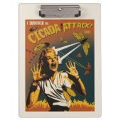 Cicada schreeuwende dame 2024 klembord (Voorkant)