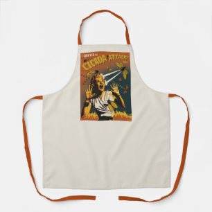 Cicada schreeuwende dame 2024 schort