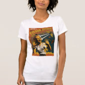 Cicada schreeuwende dame 2024 t-shirt (Voorkant)