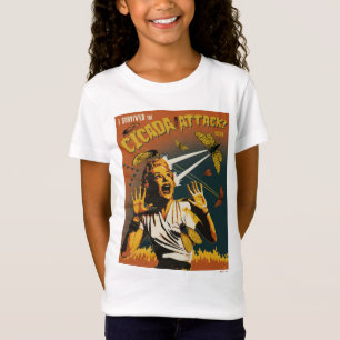 Cicada schreeuwende dame 2024 t-shirt
