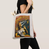 Cicada schreeuwende dame 2024 tote bag (Dichtbij)