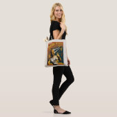 Cicada schreeuwende dame 2024 tote bag (Op model)