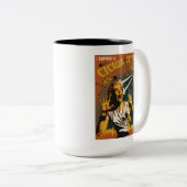 Cicada schreeuwende dame 2024 tweekleurige koffiemok (Voorkant rechts)