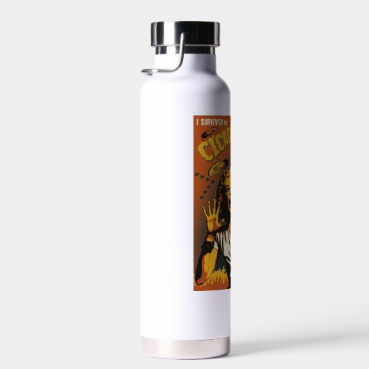 Cicada schreeuwende dame 2024 waterfles (Rechts)