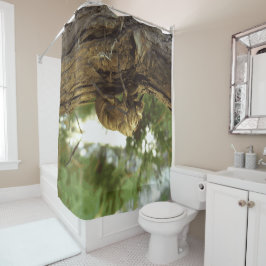 Cicada shell. Het was haast. Douchegordijn