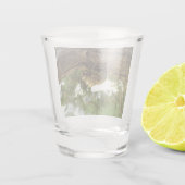 Cicada shell. Het was haast. Shot Glas (Achterkant)