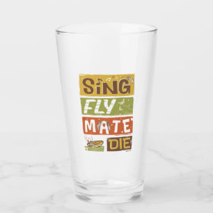 Cicada Sing Fly Mate sterven Glas