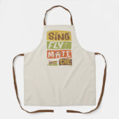 Cicada Sing Fly Mate sterven Schort (Voorkant)