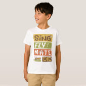 Cicada Sing Fly Mate sterven T-shirt (Voorkant volledig)
