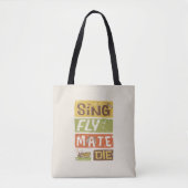 Cicada Sing Fly Mate sterven Tote Bag (Voorkant)