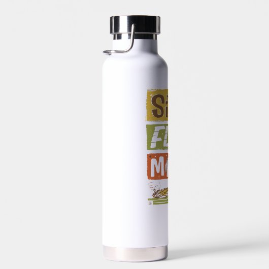 Cicada Sing Fly Mate sterven Waterfles (Rechts)