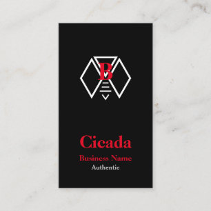 Cicada symbool visitekaartje