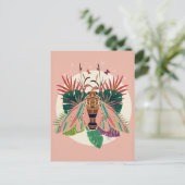Cicada Tropical Briefkaart (Staand voorkant)