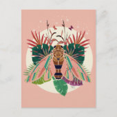 Cicada Tropical Briefkaart (Voorkant)