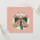 Cicada Tropical Kaart (Voorkant / Achterkant in situ)