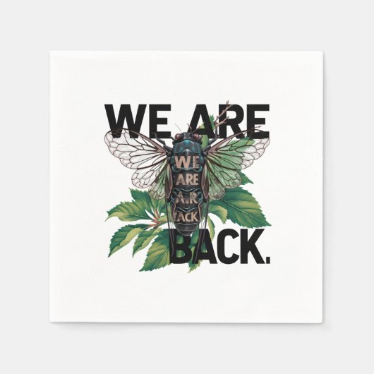 cicada-tshirt-ontwerp servet (Voorkant)