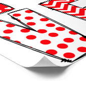 Cicada Valentines Day Love Valentine Cute Hearts  Poster (Hoek)