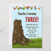 Cicada verjaardagsuitnodiging kaart (Voorkant)