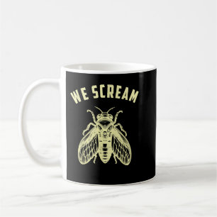 Cicada we schreeuwen koffiemok