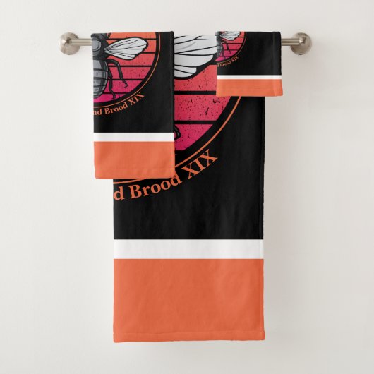 Cicada zomer beste cadeau aan Cicada brood liefheb Bad Handdoek (Insitu)