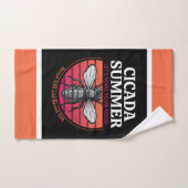 Cicada zomer beste cadeau aan Cicada brood liefheb Bad Handdoek (Handdoek)