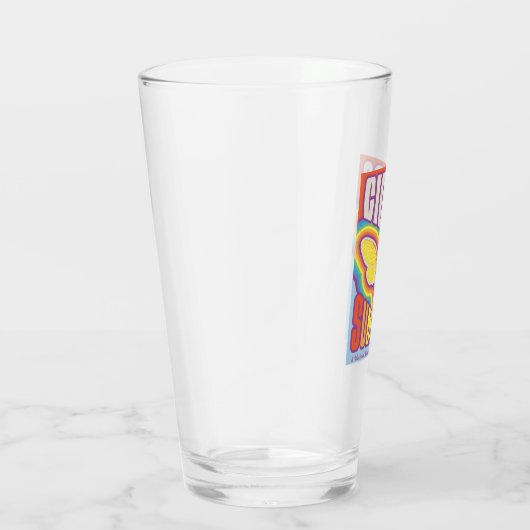 Cicada zomer liefde glas (Rechts)