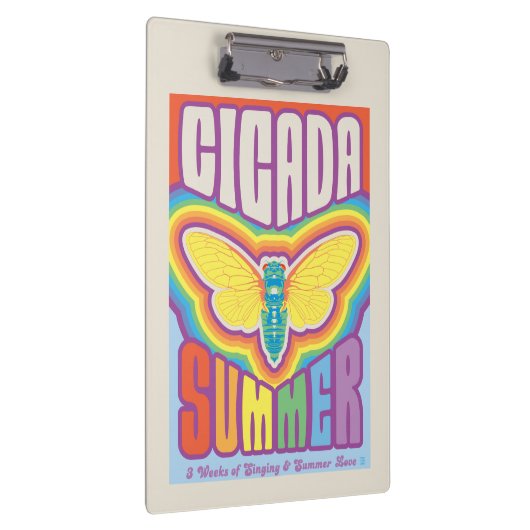 Cicada zomer liefde klembord (Rechts)