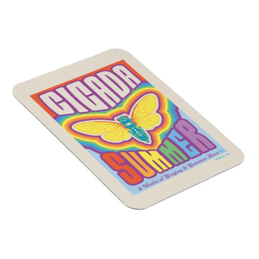 Cicada zomer liefde magneet (Rechterzijde)