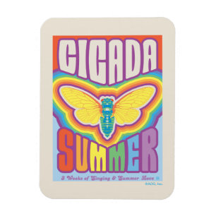 Cicada zomer liefde magneet