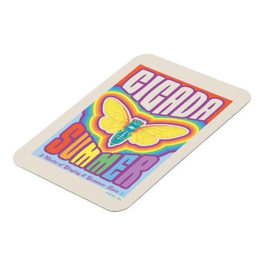 Cicada zomer liefde magneet (Linkerzijde)