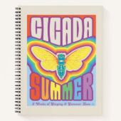 Cicada zomer liefde notitieboek (Voorkant)