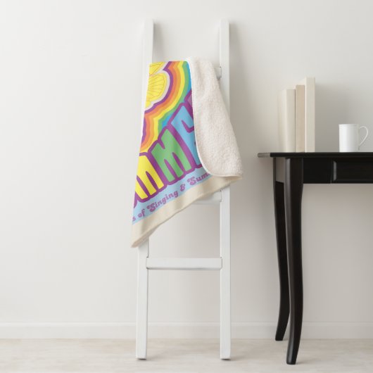 Cicada zomer liefde sherpa deken (In situ)