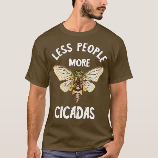 Cicada Zwerm Invasion Magicada Brood Insect T-shirt (Voorkant)